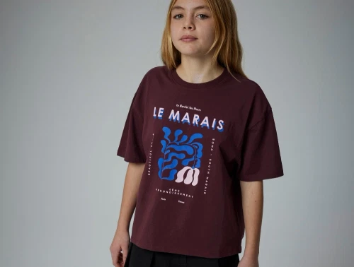 Pige iført Name It t-shirt sassafras med print