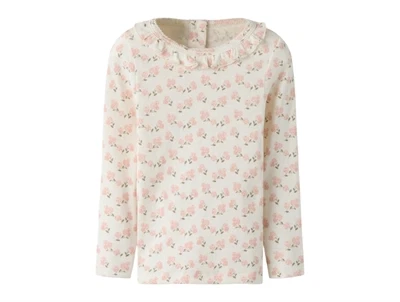 Lil' Atelier bluse i råhvid nuance set forfra