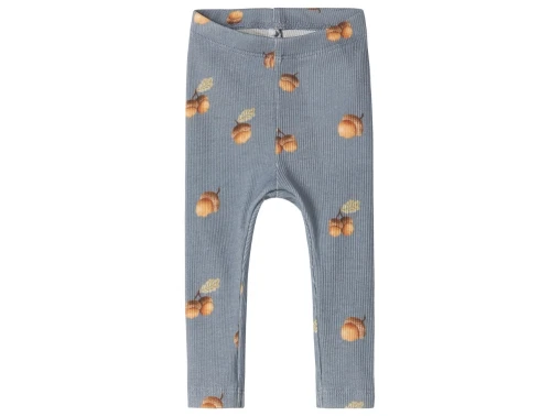 Name It leggings tradewinds med agernprint forfra