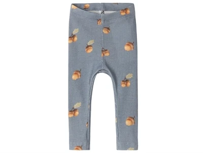 Name It leggings tradewinds med agernprint forfra