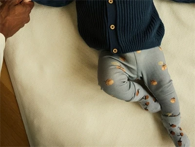 Name It leggings tradewinds med agernprint forfra