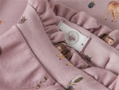 Name It bukser i lys lilla med dyreprint  