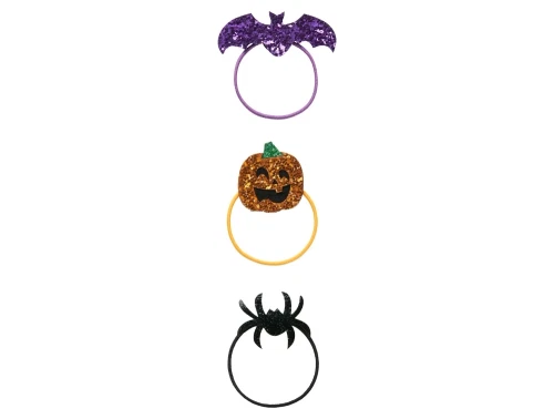 Name It 3-pack hårelastikker med halloween tema