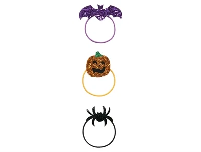 Name It 3-pack hårelastikker med halloween tema