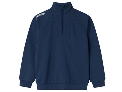 Name It sweatshirt insignia blue med høj hals