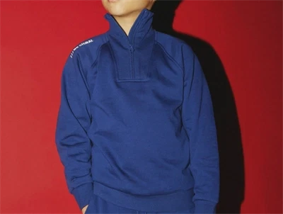 Name It sweatshirt insignia blue med høj hals