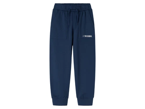 Name It sweatpants insignia blue med broderet detalje