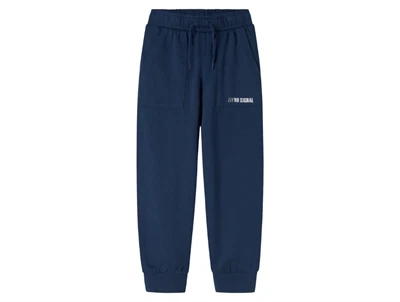 Name It sweatpants insignia blue med broderet detalje