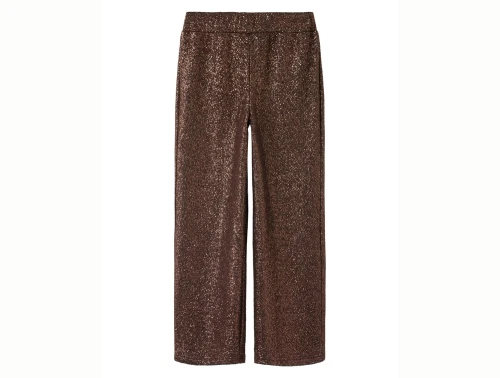 Name It glimmerbukser i hot fudge med elastik i taljen