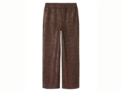 Name It glimmerbukser i hot fudge med elastik i taljen