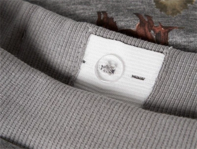 name it mini bukser grey melange med skovdyr print detalje