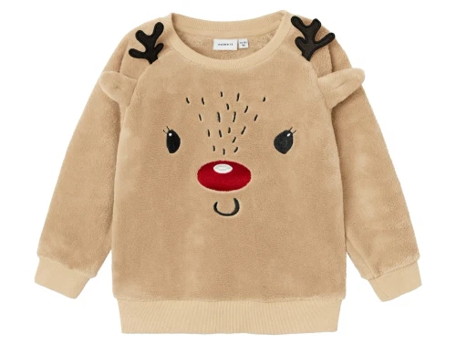 Name It sweatshirt peyote med rensdyr motiv
