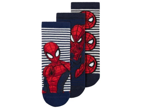 Name It MINI sokker i navy nuance med Spiderman motiv 3-pak