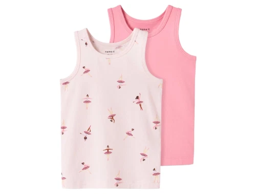name it undertrøjer i lyserød nuance med ballerina print
