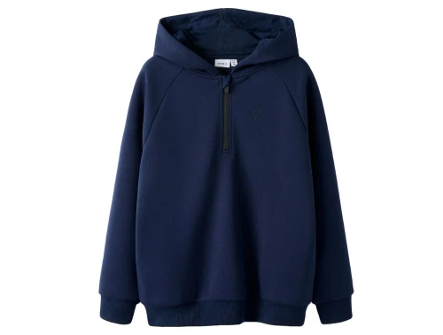 Name It hoodie navy blazer med lynlås