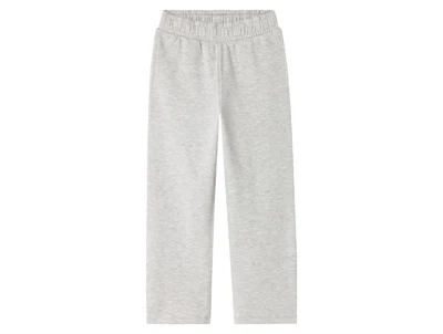 Name It sweatpants light grey melange med straight fit