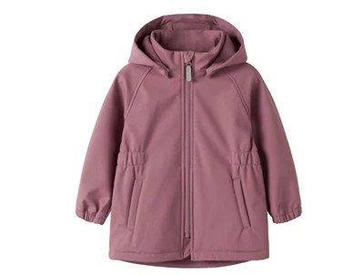 Name It softshelljakke wistful mauve med magisk print