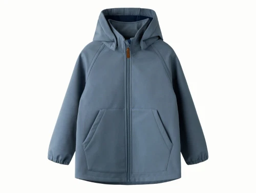 Name It softshelljakke i blå nuance med hætte