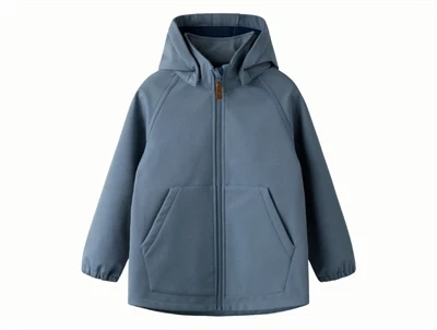Name It softshelljakke i blå nuance med hætte