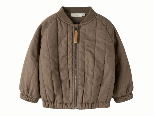 Lil\' Atelier bomberjakke shitake med bibroderi