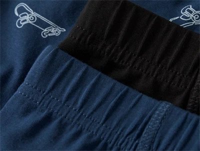 name it boxershorts i blå og sorte nuancer med skateboard print