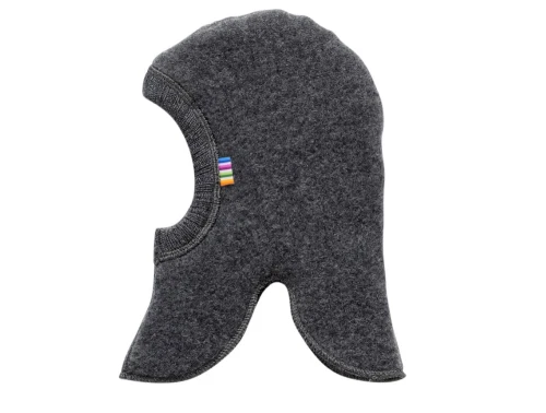 Joha elefanthue i mørkegrå uld med dobbelt lag