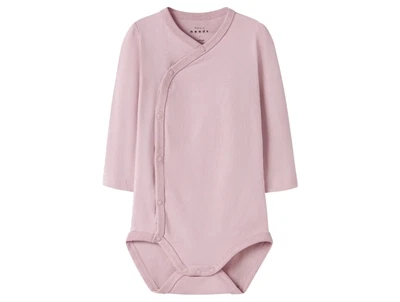 Name It BABY body burnished lilac med slå-om lukning  