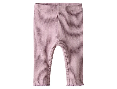 Name It leggings keepsake lilac med ribstruktur