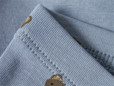 Name It leggings i støvet blå nuance med bamseprint