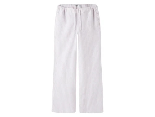 lyserøde bukser med striber fra Name It