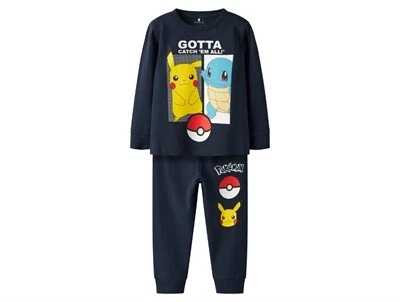 Name It natdragt navy blazer med Pokémon print foran