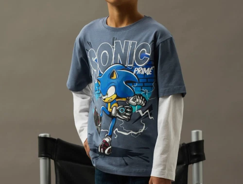 Name It t-shirt flint stone med Sonic print