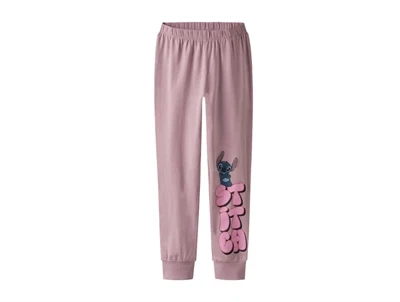 Name It pyjamas keepsake lilac med Stitch print