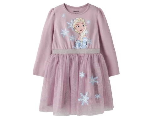 Name It Frozen kjole keepsake lilac med tyl
