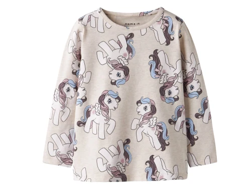 Name It bluse peyote melange med My Little Pony print