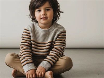 FUB strik oat melange i merinould