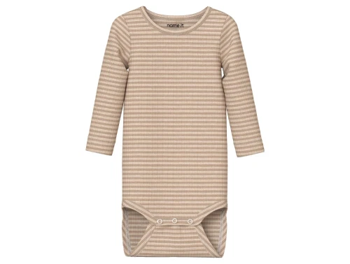 Name It body cloud dancer med glimmerstriber