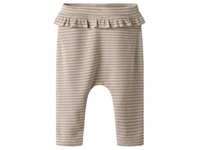 Name It leggings cloud dancer med glimmerstriber