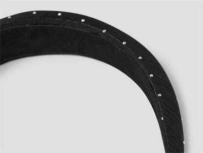 Detalje af Name It hårbøjle Black med glitrende overflade