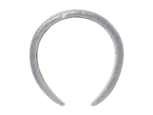 Name It hårbøjle Silver med glitter og små sten