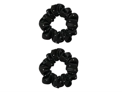 sorte hårelastikker med glitter fra Name It