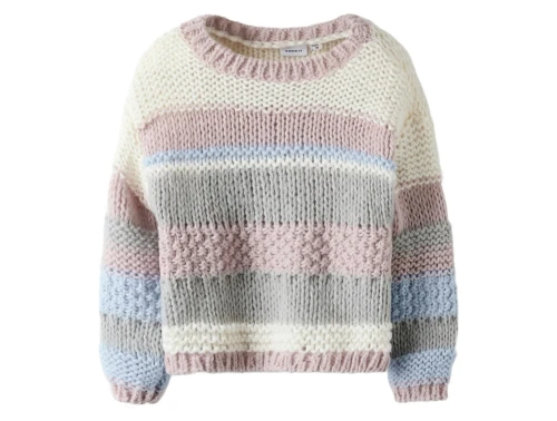 Name It striktrøje i farven windsurfer med striber foran