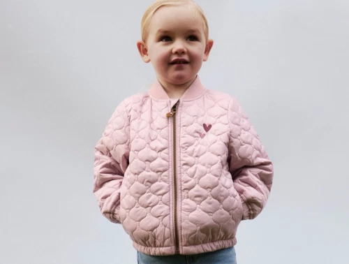 Name It quiltet jakke i rosa nuance på barn