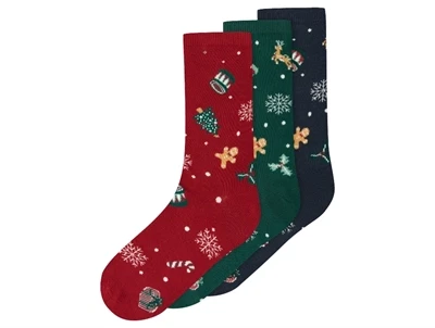 Name It røde strømper med julemotiver 3-pack