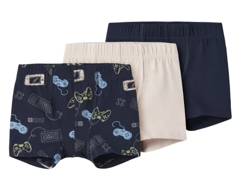 Name It boxershorts navy blazer 3-pak med gaming print