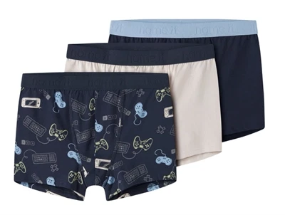 Name It boxershorts navy blazer 3-pak med gaming print