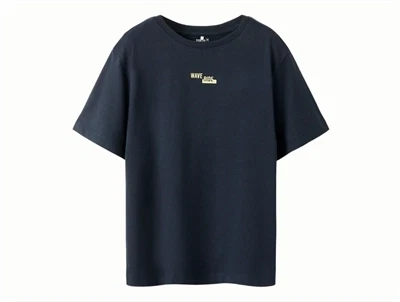 Name It t-shirt i navy nuance salute med wave ride print