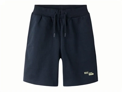 Name It sweatshorts i navy nuance salute med print på benet