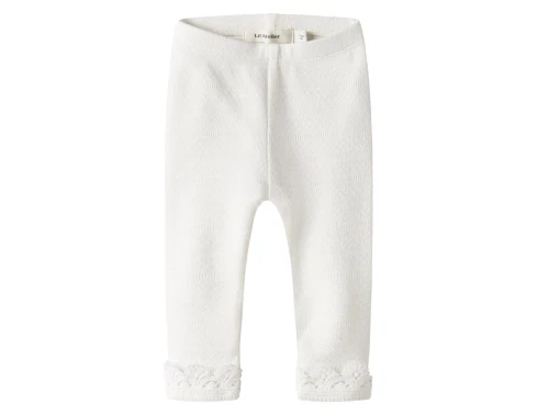 Lil\' Atelier leggings coconut milk med blomsterprint