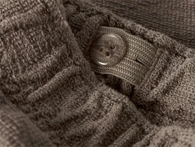 Lil\' Atelier bukser i brun nuance med snøre i taljen